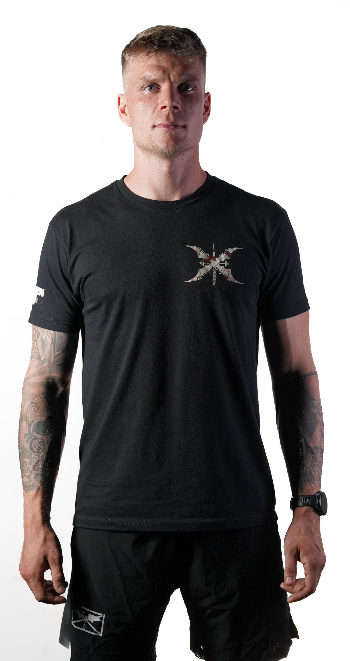 Das Greenlight Fitness T-Shirt -Leistungsstark & Lässig –Schwarz / Camo