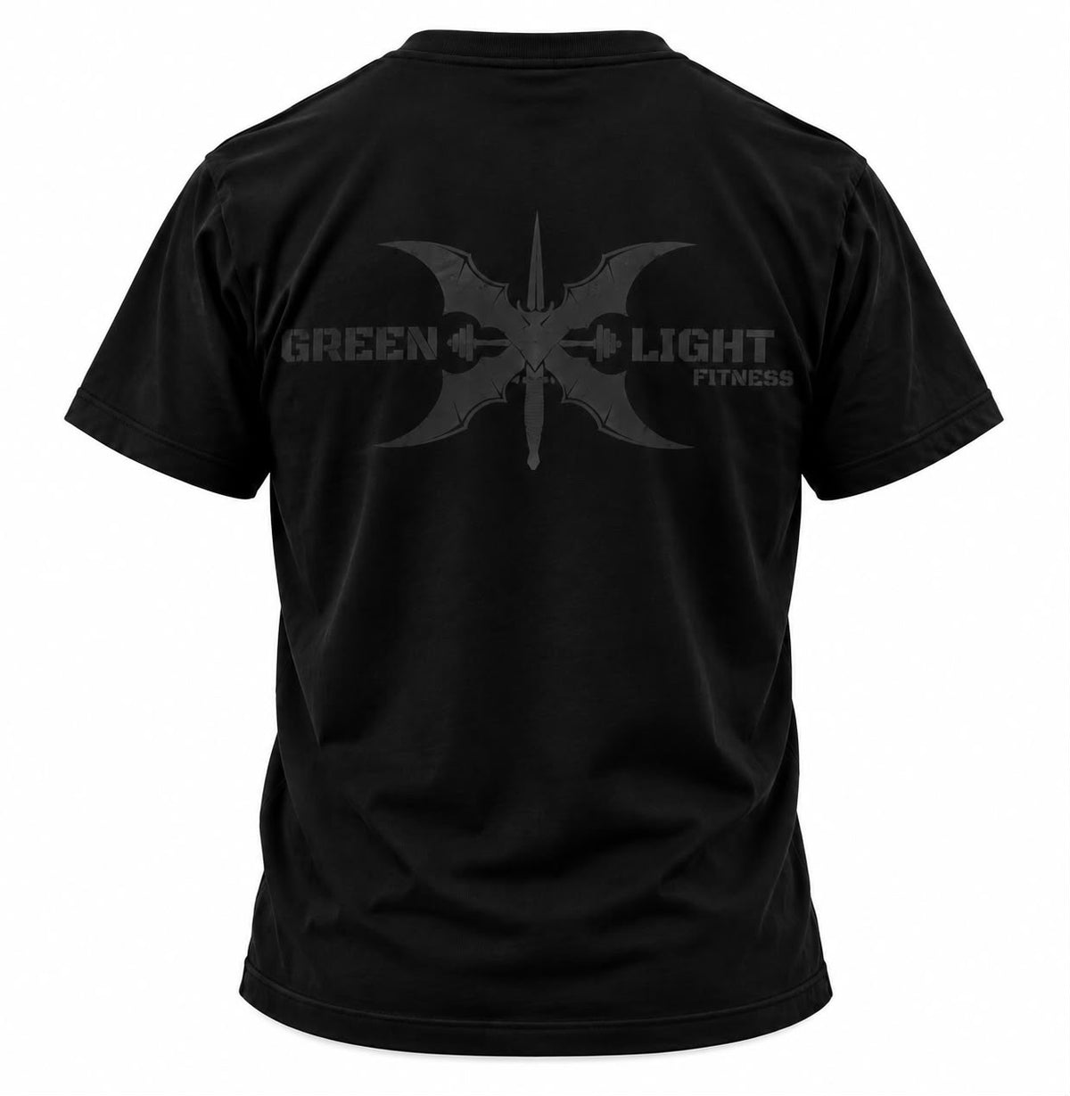 Das Greenlight Fitness T-Shirt -Leistungsstark & Lässig –schwarz / schwarz