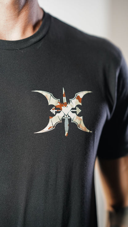 Das Greenlight Fitness T-Shirt -Leistungsstark & Lässig –Schwarz / Camo