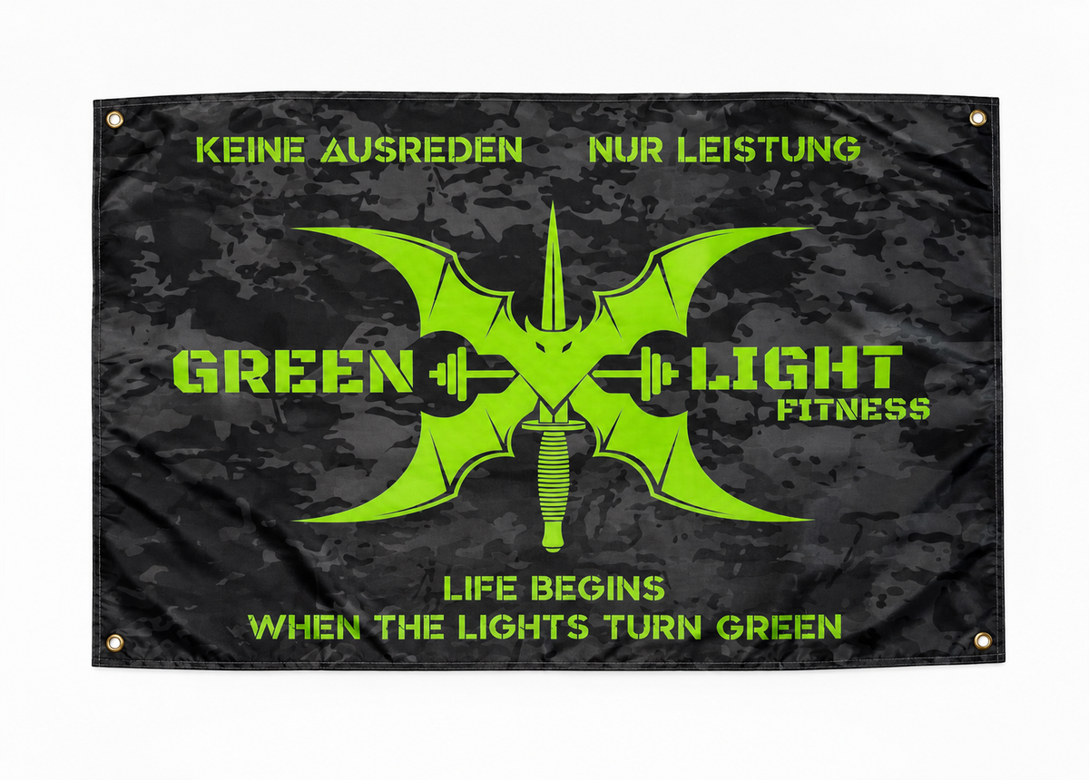 Greenlight Flagge schwarz Multicam 60 x 90 cm