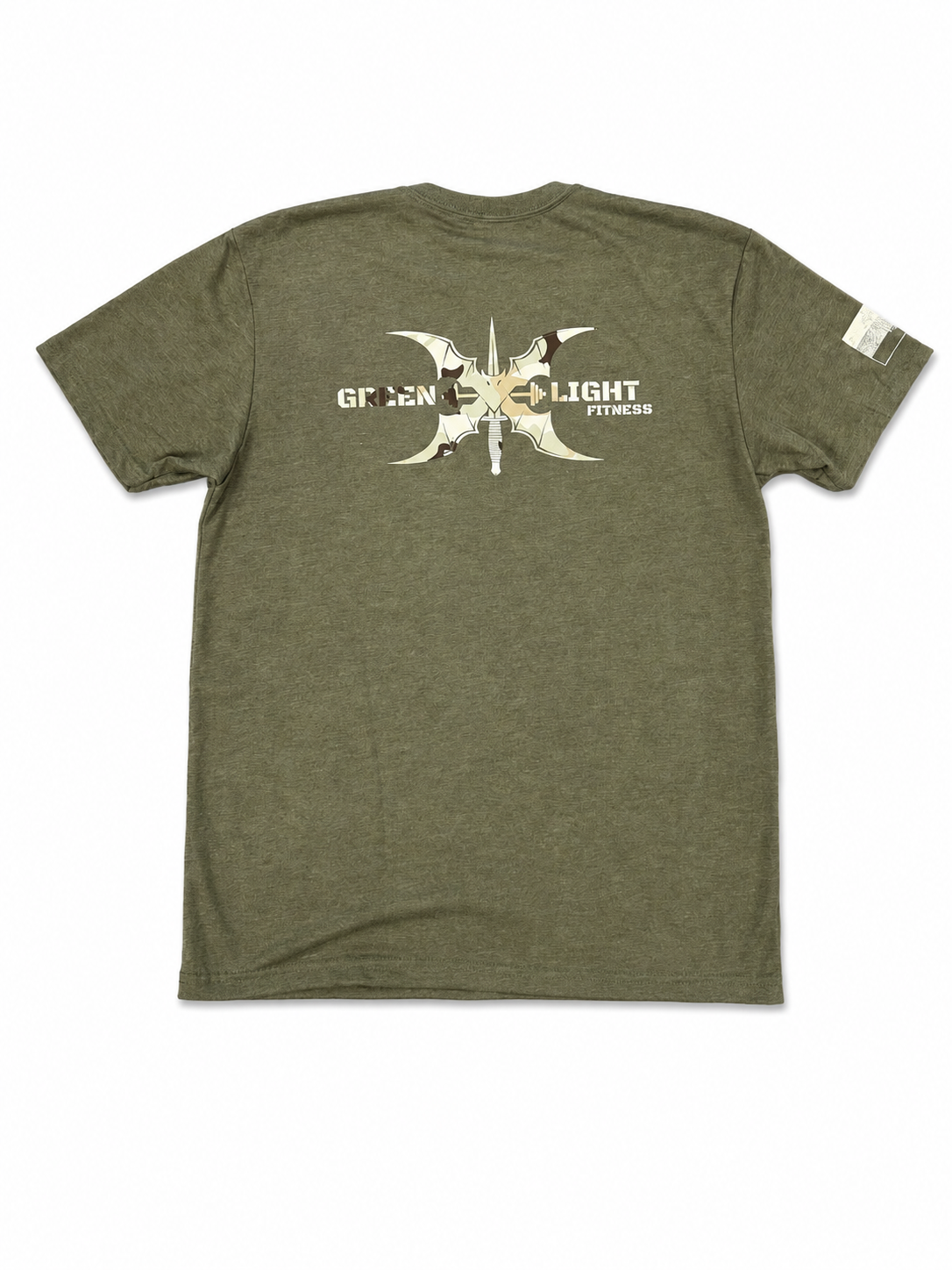 Das Greenlight Fitness T-Shirt -Leistungsstark & Lässig – oliv / multicam