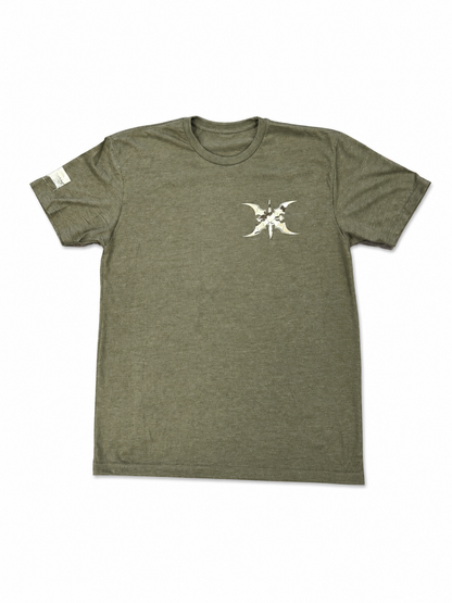 Das Greenlight Fitness T-Shirt -Leistungsstark & Lässig – oliv / multicam
